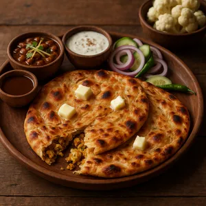 Gobhi Pyaaz Chur Chur Naan