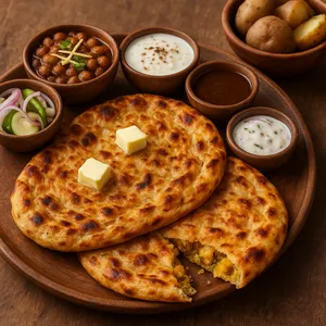 Aloo Pyaaz Chur Chur Naan